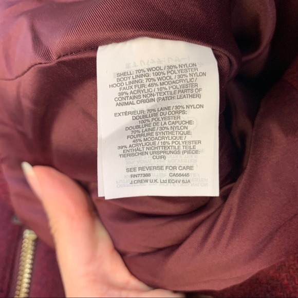 J. Crew Chateau Parka in Italian Stadium Wool - Picture 7 of 8